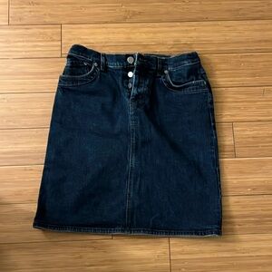 Prada jean skirt